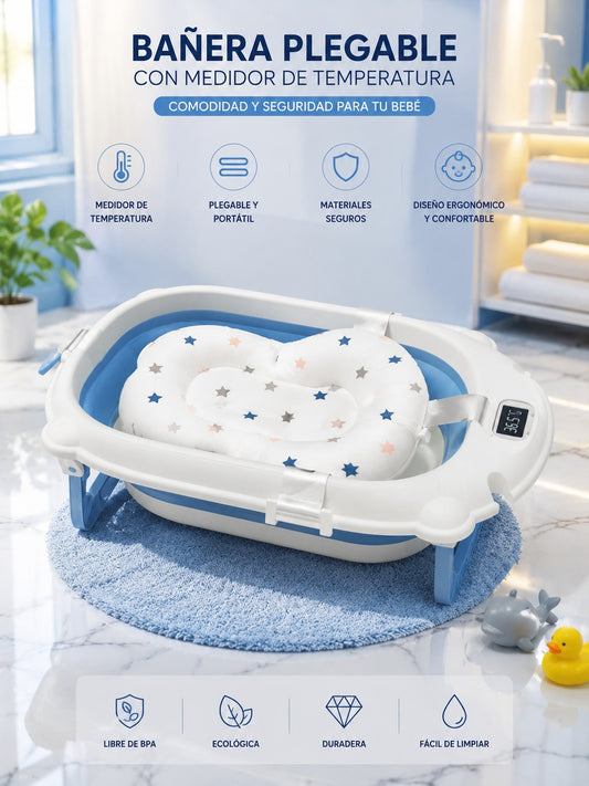 Bañera Infantil con Control de Temperatura